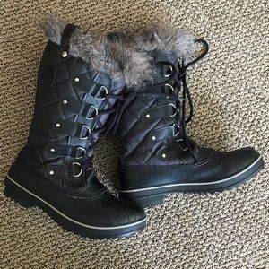 Sorel (Tofino 1) Black Snow Boots  7.5